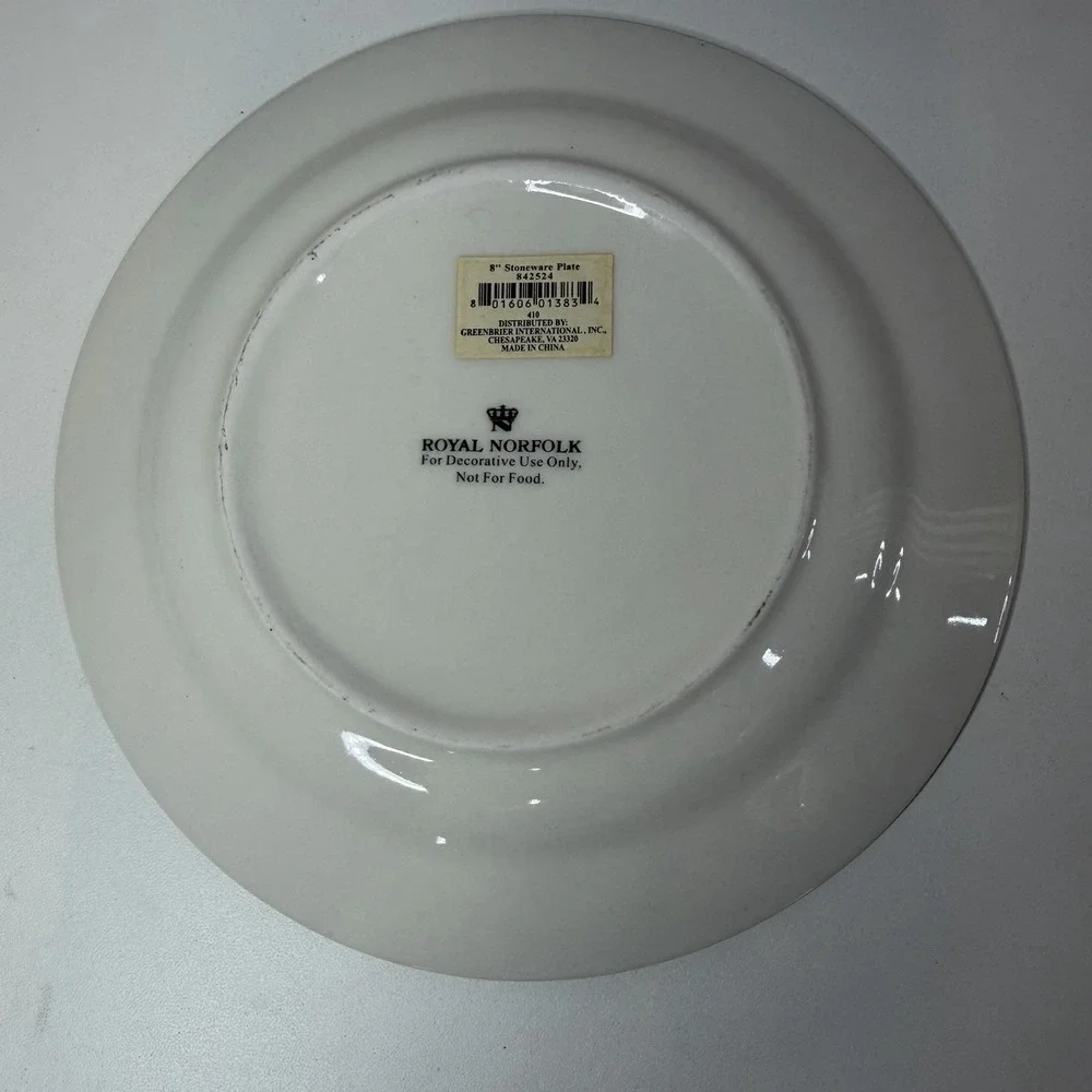 ROYAL  NORFOLK plate titled
